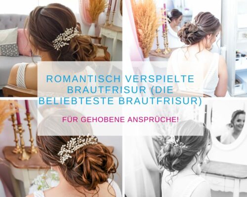 Romantisch verspielte Brautfrisur (Die beliebteste Brautfrisur)